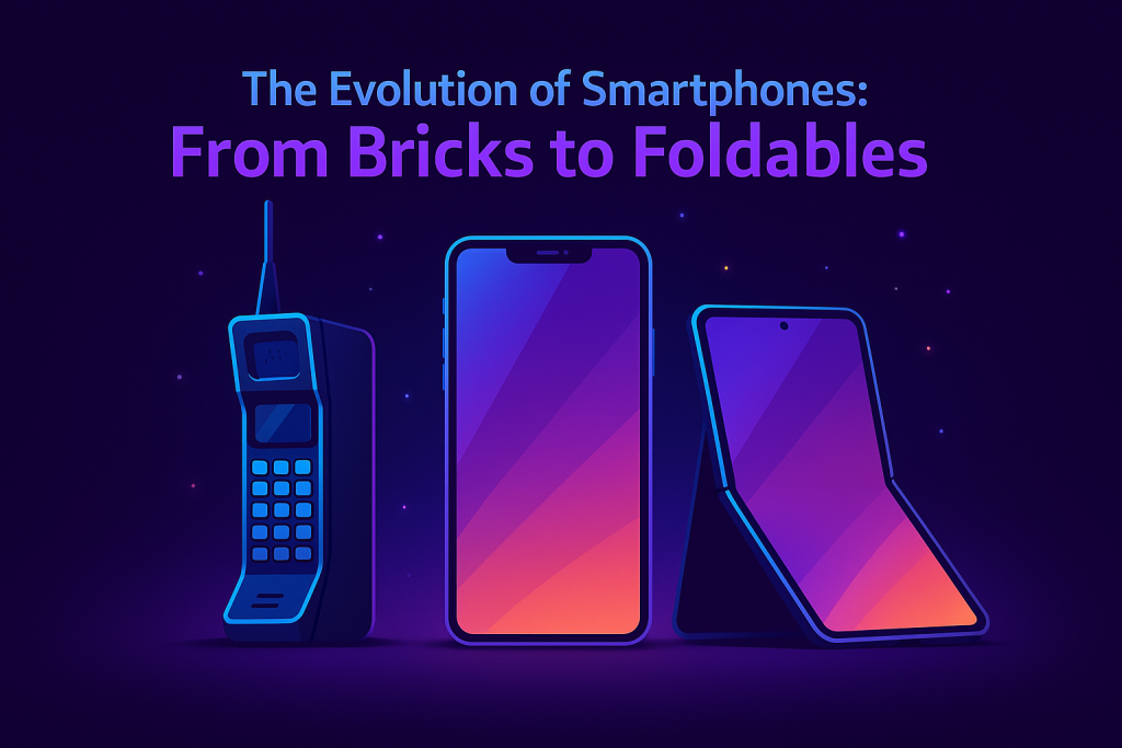 The Evolution of Smartphones: From Bricks to Foldables